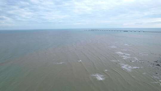 广西北海涠洲岛廊桥大海海洋旅游旅行