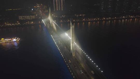 夜晚的广州立交桥