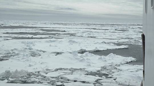 极地冰山海洋景观
