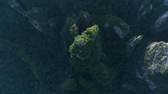 4K航拍张家界武陵源风景区群山