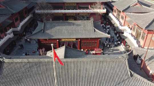 郑州大观音寺 夏季 航拍