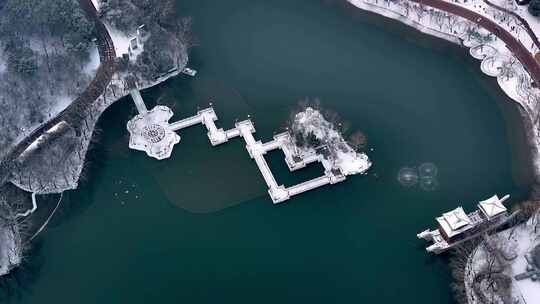 西安大唐芙蓉园雪景