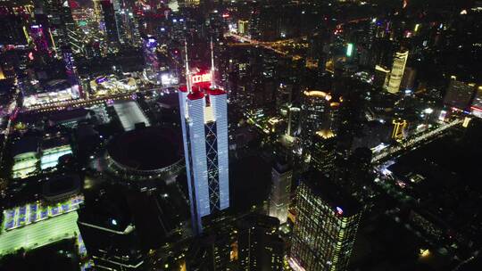 广州中信广场天河城市夜景