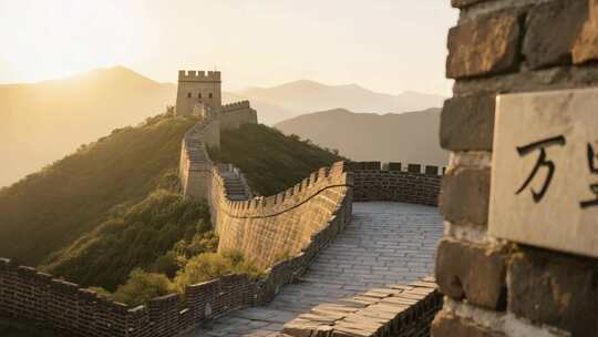 万里长城探险风光细节修复