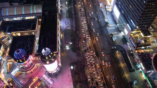 宜昌中南路口夜色(2)