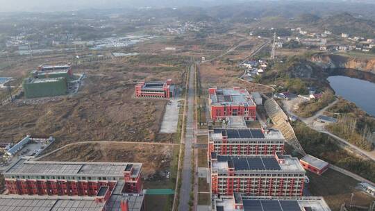 航拍 湖南 医药 学院 大学