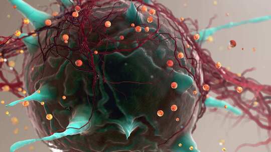 病毒细胞癌细胞巨噬细胞活动视频素材模板下载