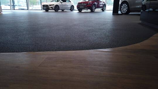 奔驰4s店内景视频素材模板下载