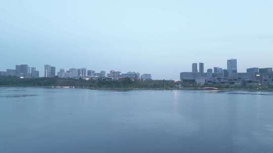 天府新区 兴隆湖 城市 湖景 大湖视频素材模板下载