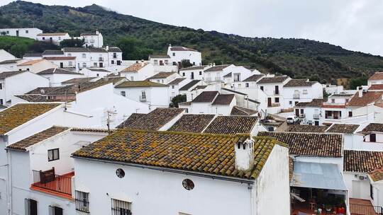 Grazalema， Ronda，马拉加省，安达卢西亚，西班牙，欧洲视频素材模板下载