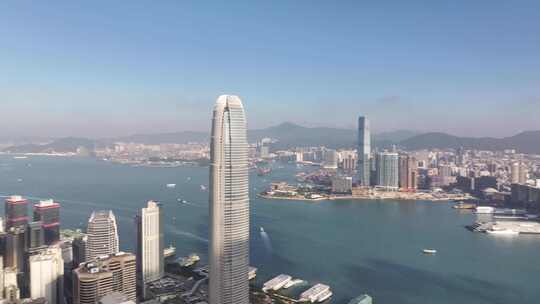 香港国际金融中心大厦航拍