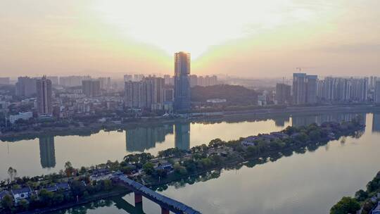 湖南衡阳城市航拍视频视频素材模板下载