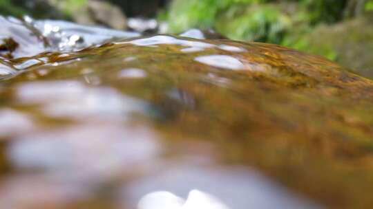 河边流水河流河水小溪山泉泉水水流唯美升格