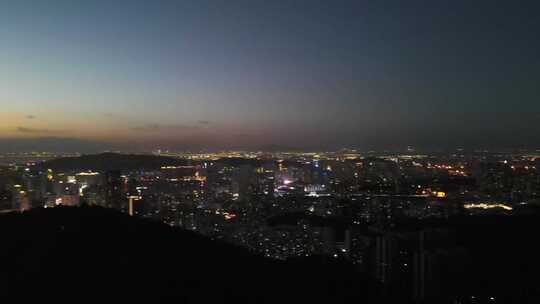 厦门 城市 厦门夜景 厦门航拍 夜景