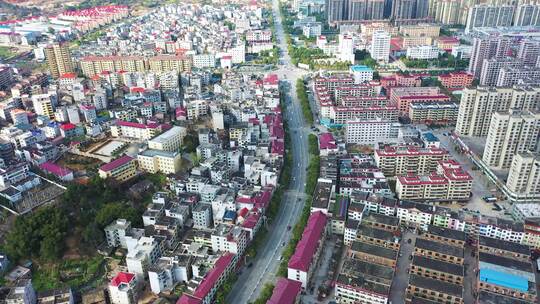 航拍江西永新湘赣大道