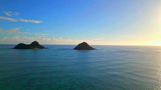 太平洋上的纳莫库鲁阿岛——夏威夷瓦胡岛海