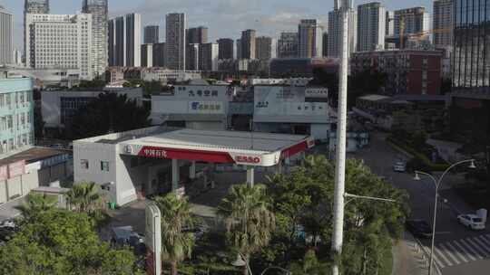 中国石化 加油站 ESSO 汽车加油站 汽油