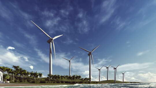 风力发电机发车风能新能源