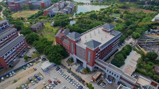 航拍福州大学附属第三医院