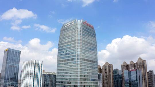 城市天际线建筑群佛山新凯广场