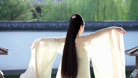 古装女子唯美舞蹈