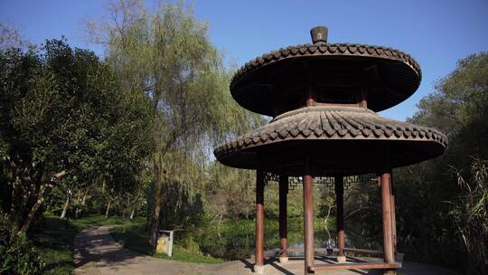 杭州西湖十景茅家埠水乡风景