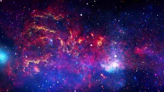 8K大气星空星辰粒子背景素材