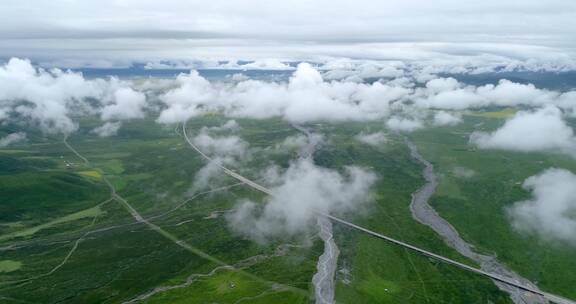 自然风光山川河流航拍