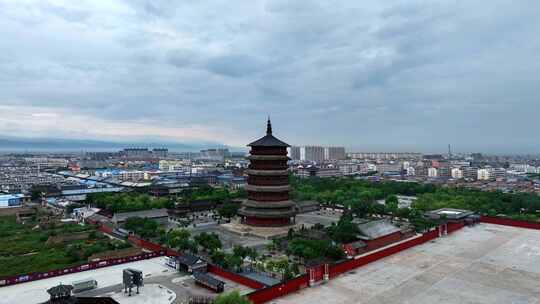 黑神话悟空山西应县木塔拍摄