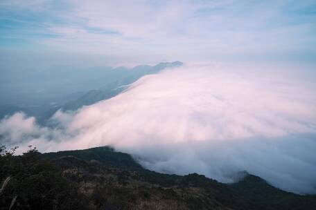 惠州莲花山云海延时