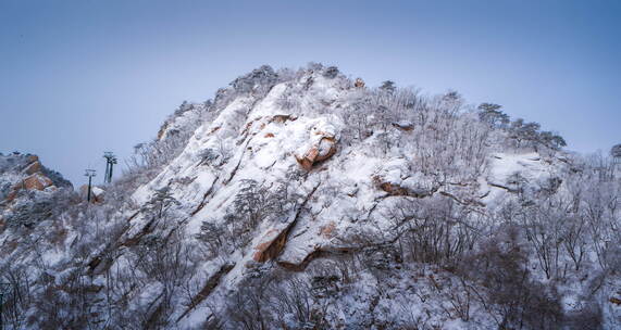 自然风光雪山雾凇