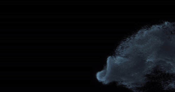 黑色背景粒子特效素材