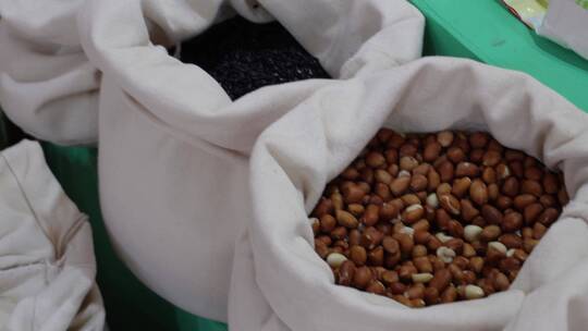 谷物豆类农产品五谷杂粮视频素材模板下载