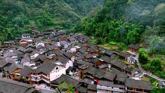 航拍湖南湘西德夯大峡谷自然风光 4K