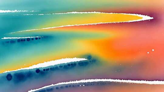 动感波浪抽象视频