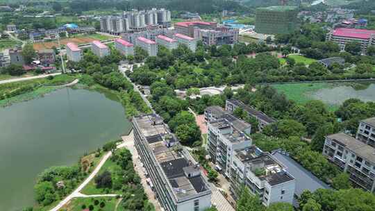 航拍衡阳环境生物学院