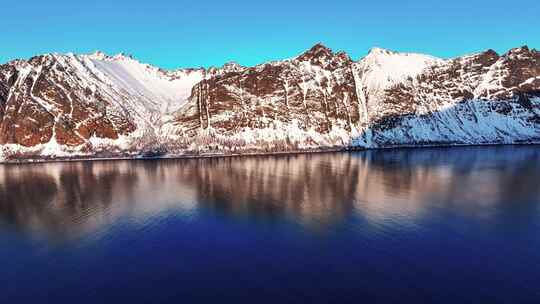 4K航拍挪威塞尼亚岛风光无限