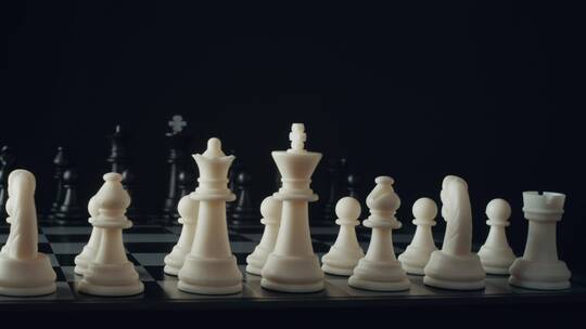 国际象棋游戏视频素材模板下载