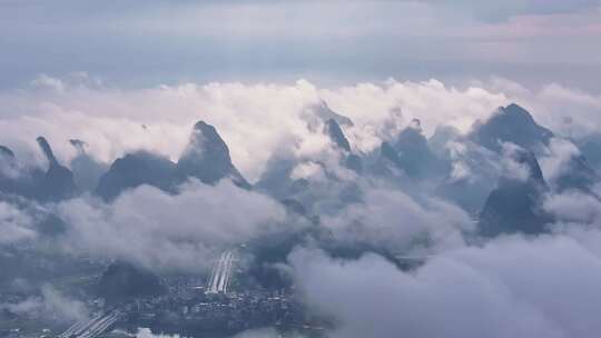 山水山峰山脉意境风景