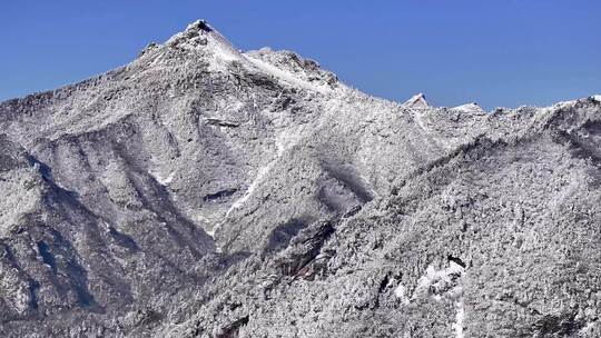 秦岭冬季雪景