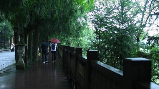 天台山国清寺建筑视频