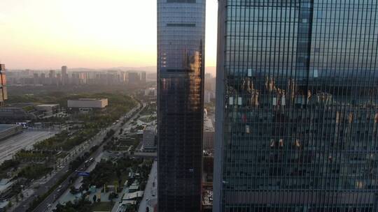 贵州贵阳城市风光地标建筑航拍视频素材模板下载