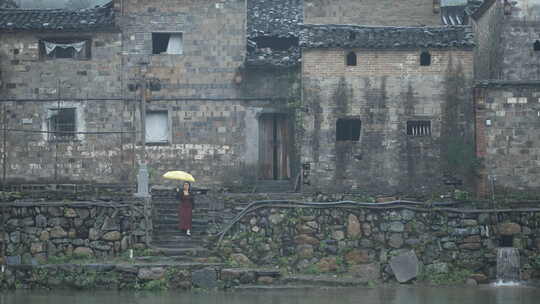 瑶里古镇雨后唯美景色