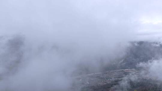秤架山水风光延时素材