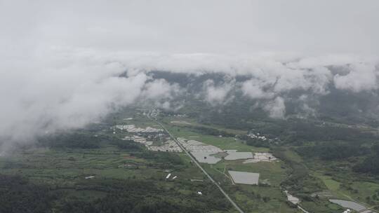 山林云雾航拍大景