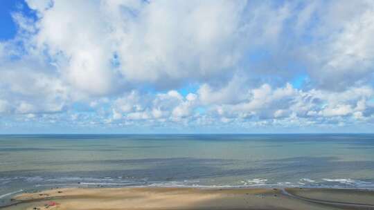 天空蓝天白云自然风景大海海浪海洋波浪