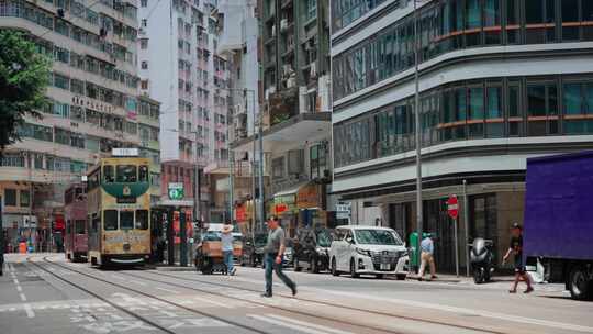 【正版素材】香港湾仔庄士敦道