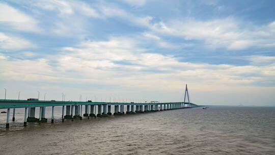 杭州湾跨海大桥延时摄影