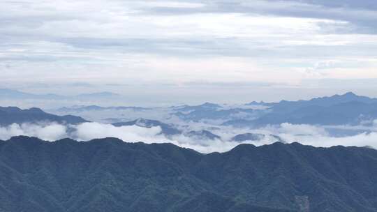 美丽中国河南伏牛山老界岭自然风光