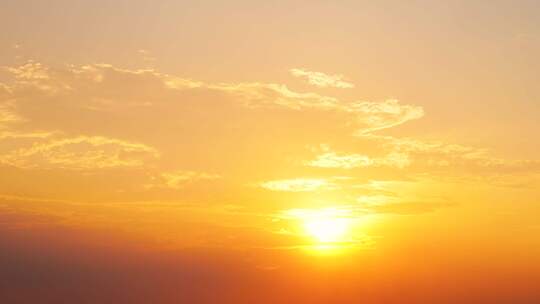 阳光夕阳延时日落黄昏云朵晚霞太阳天空云彩